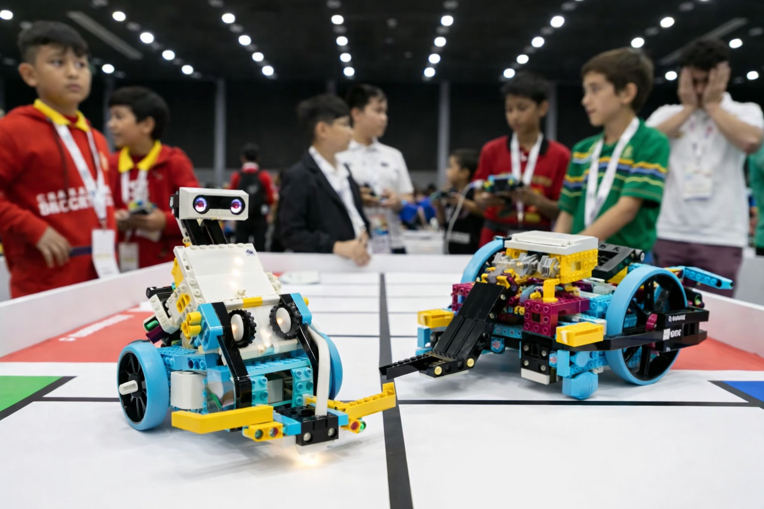 Selbstgebaute Roboter